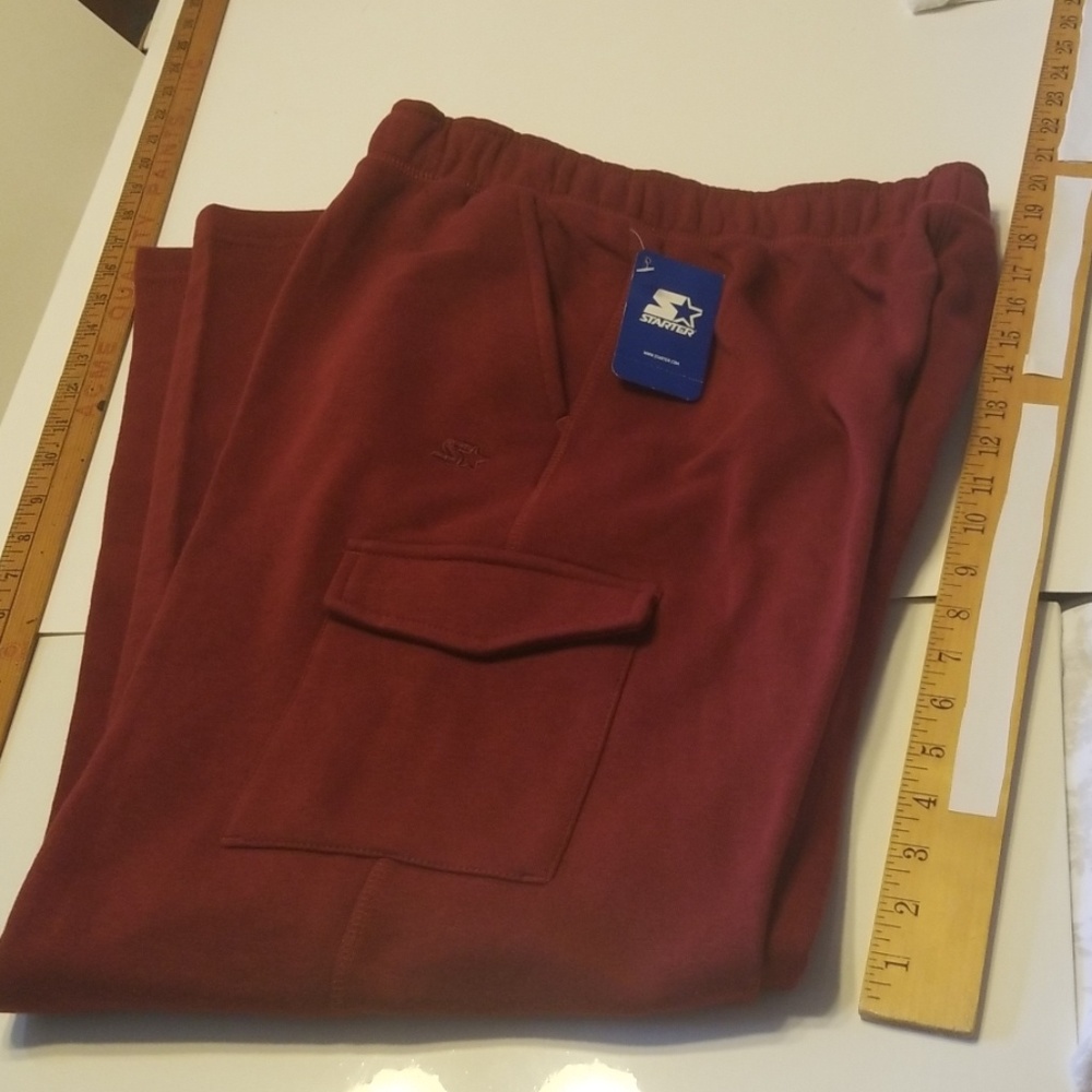 starter maroon sweats boys